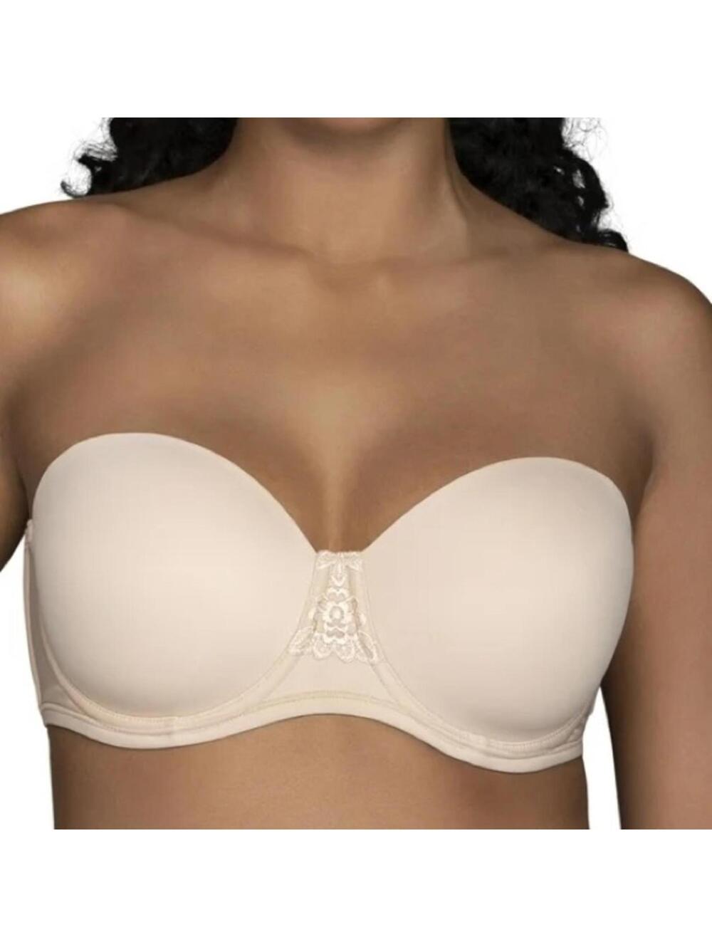 VANITY FAIR womens 5 way convertible beige underwire strapless 74380 40DD NWT